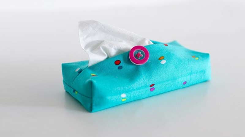 Embroidered Tissue Holder