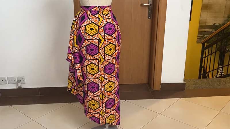 Asymmetric Hem Modern Edge Slip Skirt Patterns