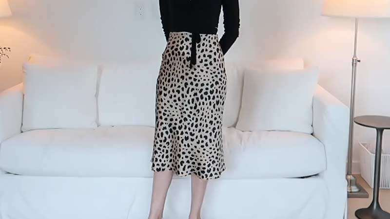 Leopard Print Wild Side Slip Skirt Patterns