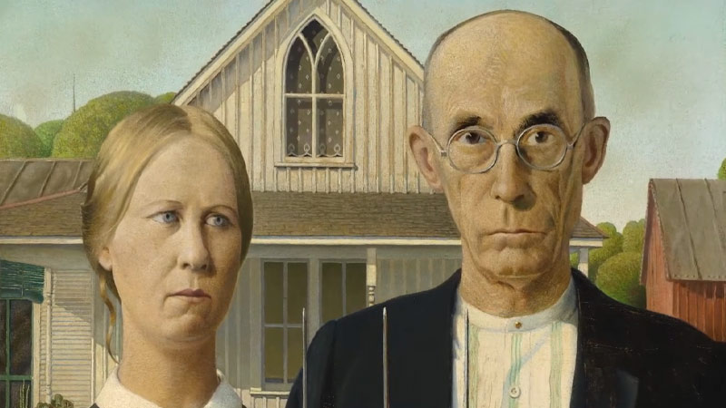 American Gothic by Grant Wood