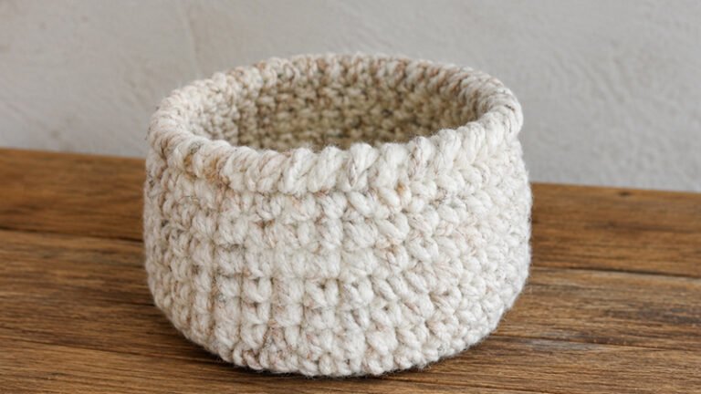 Beginners Basket Crochet Pattern