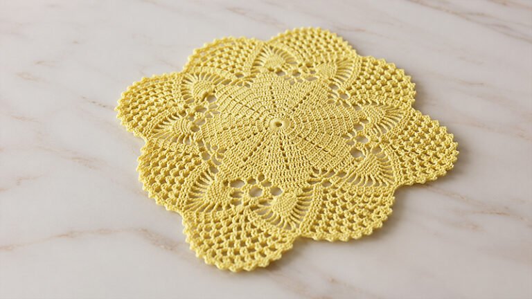 Bernat Knit Yoke Baby Cardigan & Hat