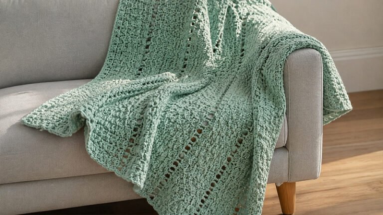 Bernat Textured Life Crochet Blanket