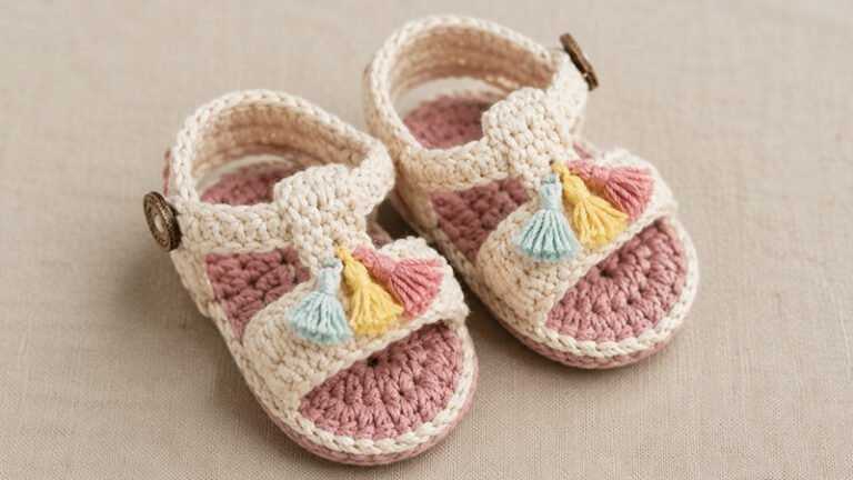 Boho Baby Crochet Sandals