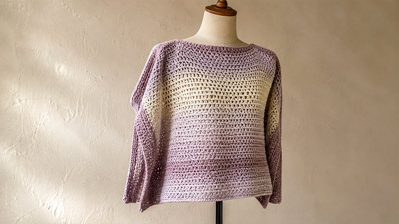 Crochet Poncho with Sleeves