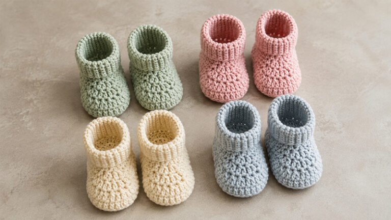 Cute Crochet Baby Boots