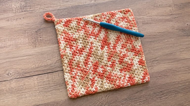 Easy Double Thick Crochet Potholder
