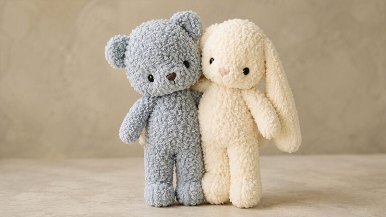 Fleece Teddy and Bunny