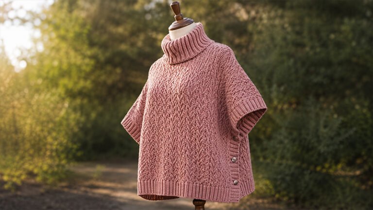 Harvest Turtleneck Poncho