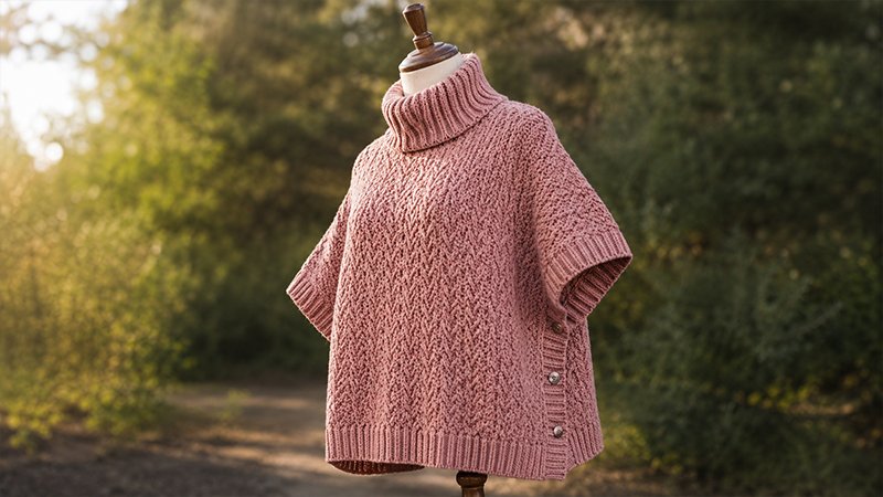 Harvest Turtleneck Poncho