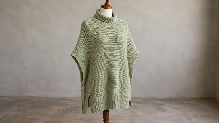 Non-Bulky Pocket Poncho