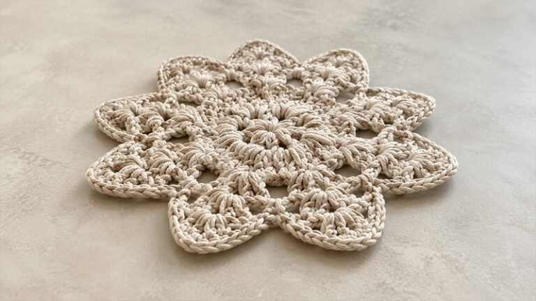 Petals Flower Doily