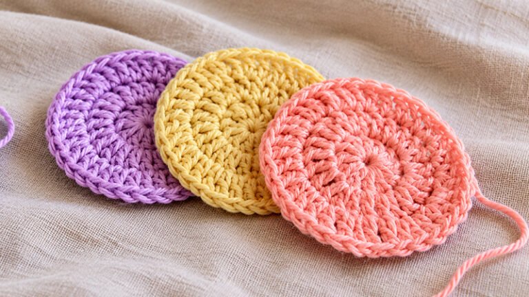 Reusable Cotton Crochet Face Scrubbies