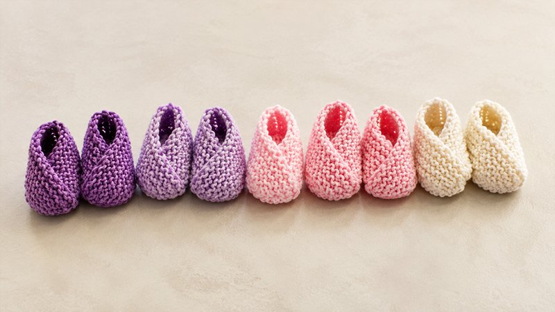 Simple Crossover Bootie Pattern