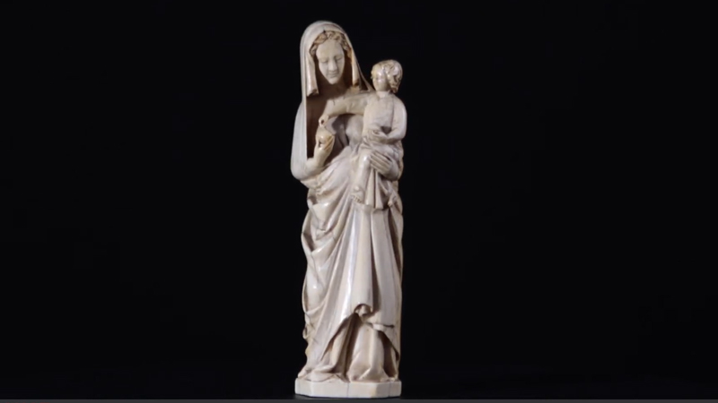 Vierge a l’Enfant debout