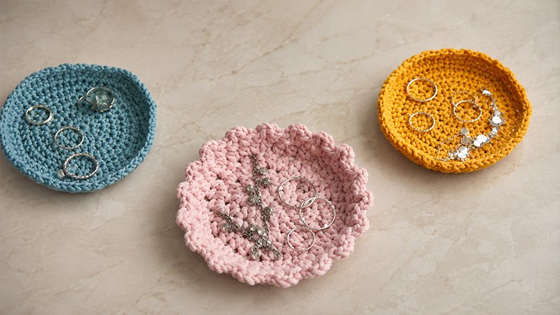 Crocheted Jewelry Dishes