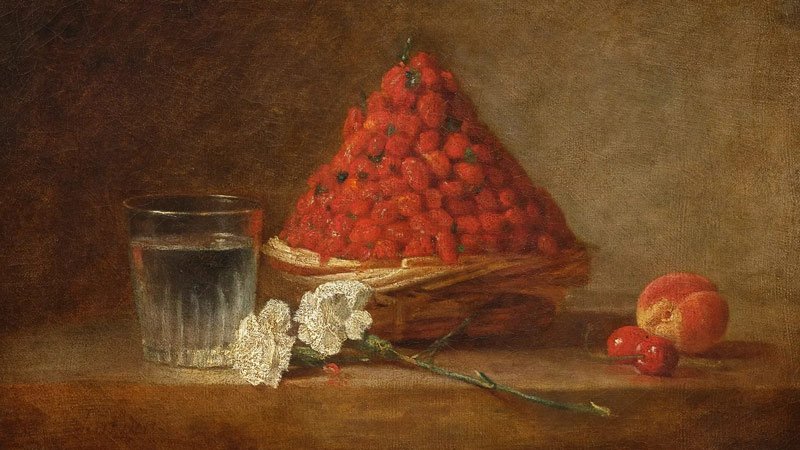 Basket of Wild Strawberries (1761)