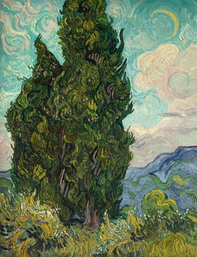 Cypresses (1889)