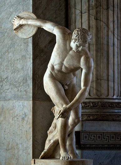 The Discobolus of Myron