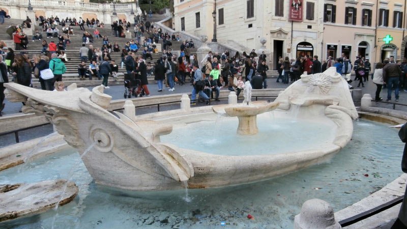 Fountain of the Boat (Fontana della Barcaccia)
