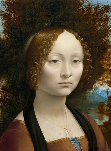 Ginevra de’ Benci – Leonardo da Vinci