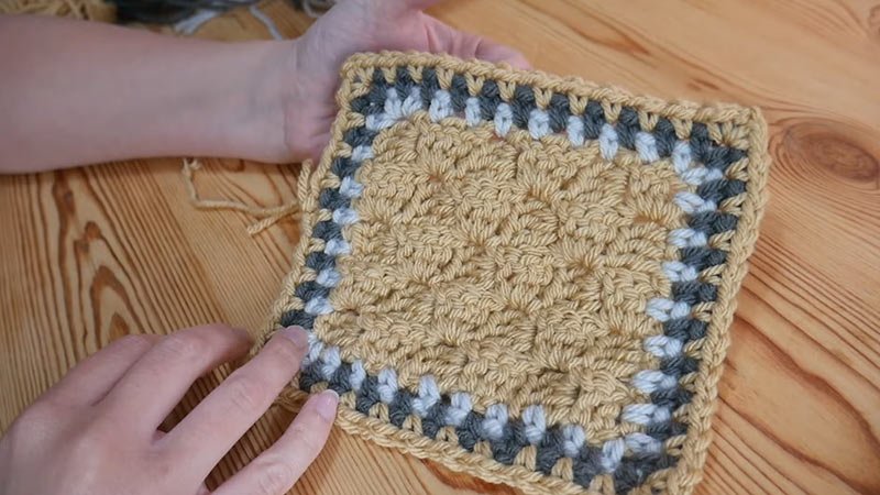 Linen Stitch Border Finishing