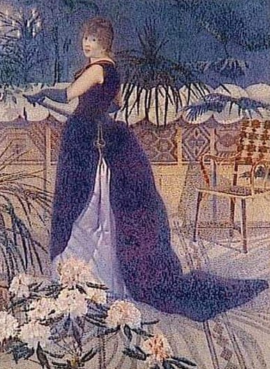 Madame Hector France (1891): A First Step into Pointillism