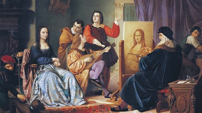 Leonardo da Vinci paintd the Mona Lisa between 1503 and 1506