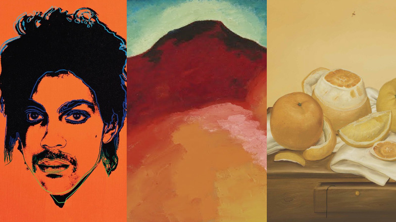 Orange Paintings