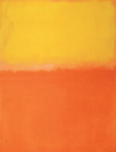 Orange and Yellow – Mark Rothko