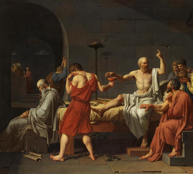 The Death of Socrates – Jacques-Louis David
