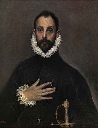 The Nobleman with his Hand on his Chest