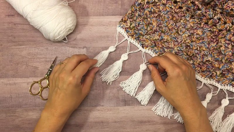 The Tassel Border Free Pattern Finishing Instructions