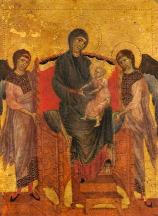 The Virgin and Child with Two Angels