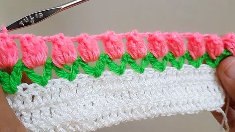 Tulip Blanket Trim Row 2
