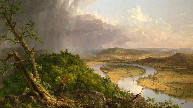 View from Mount Holyoke, Northampton, Massachusetts, after a Thunderstorm