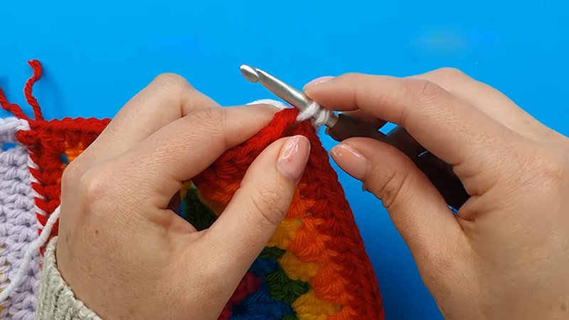 the Camel Stitch Blanket Border Pattern