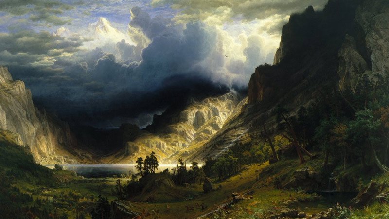 A Storm in the Rocky Mountains, Mt. Rosalie