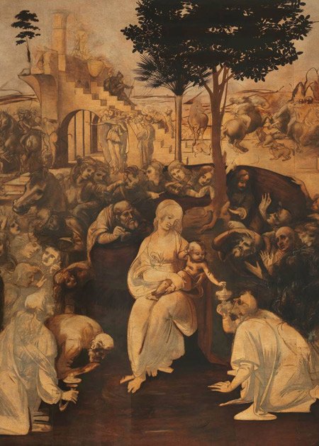 Adoration of the Magi – Leonardo da Vinci