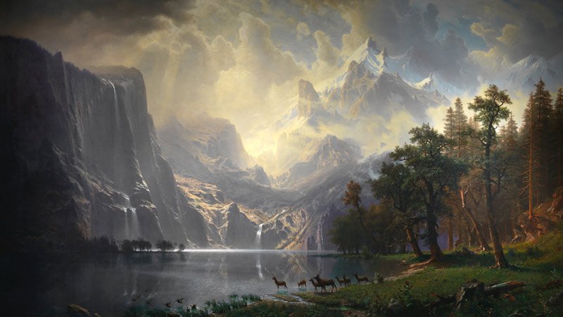 Among the Sierra Nevada Mountains, California