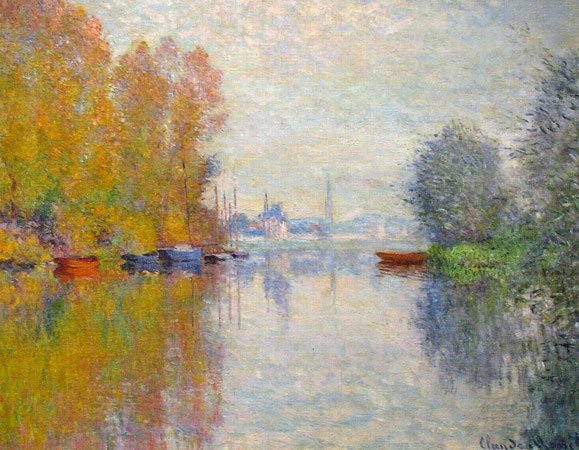 Autumn on the Seine at Argenteuil – Claude Monet
