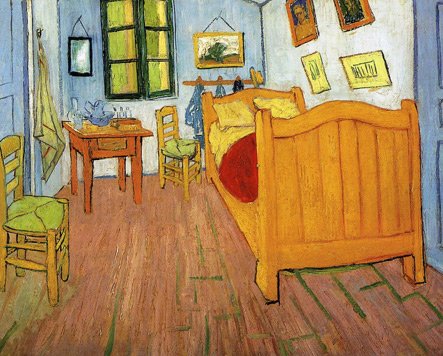 Bedroom in Arles, version 3 – Vincent van Gogh
