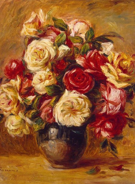 Bouquet of Roses – Pierre-Auguste Renoir