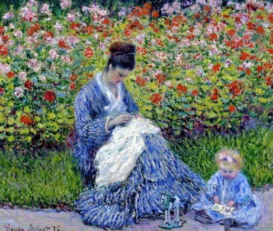 Camille Monet and Child – Claude Monet