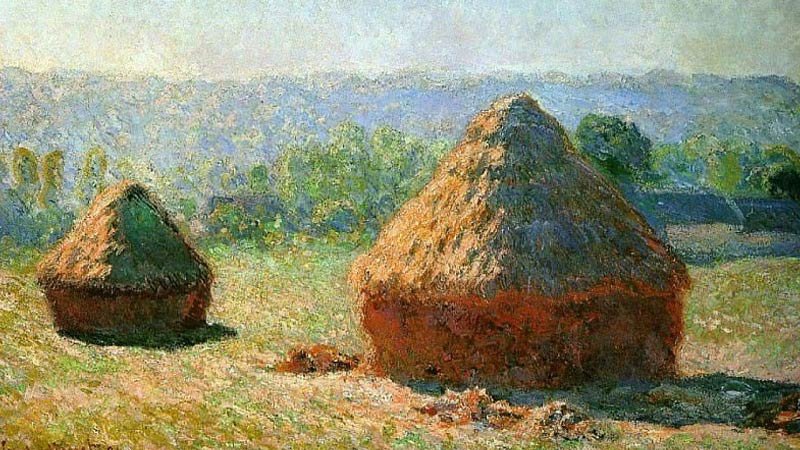 Grainstacks at the End of Summer, Morning Effect – Claude Monet