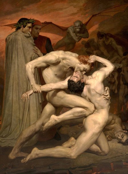 Dante And Virgil – William-Adolphe Bouguereau