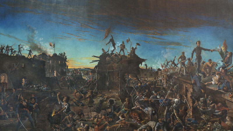 Dawn at the Alamo – Henry Arthur McArdle