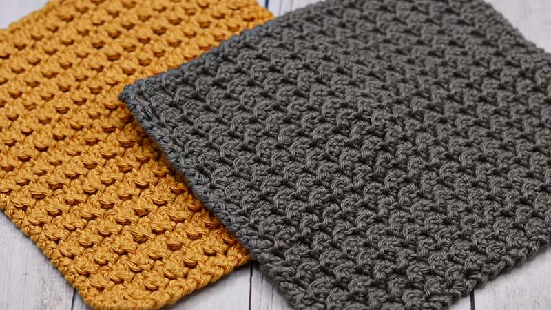 Easy Textured Dishcloth