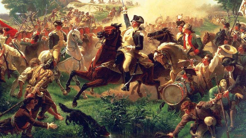 Washington Rallying the Troops at Monmouth – Emanuel Leutze