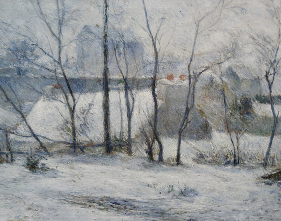 Garden Under Snow – Paul Gauguin